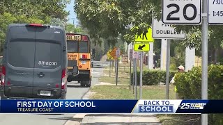 First day of school for Treasure Coast students
