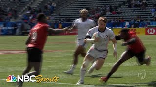 HSBC World Rugby Sevens: USA holds off Kenya at L.A. Sevens | NBC Sports