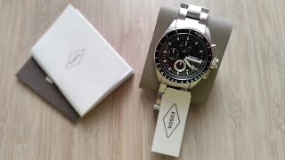 FOSSIL Watch Unboxing| Men's Decker Chronograph Stainless Steel Watch| CH2600I