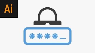 Design a Password Icon Illustrator Tutorial