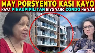 🔴 MAY PORSYENTO kasi KAYO kaya PINAGPIPILITAN niyo yang CONDO na yan!!! - SEN. VILLAR | Jevara PH