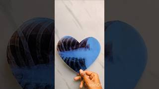 Beautiful heart shaped craft idea// easy homedecor diy| unique crafting with me, #craft #diy #shorts