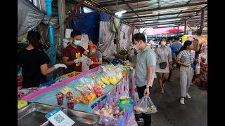 [4K] พาเดินเล่นซอยสุขุมวิท 16 ชมแหล่งของกินและช้อปปิ้งในตอนเที่ยง กรุงเทพฯ