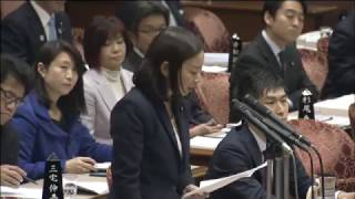 森友学園の体罰3/15吉良佳子(共産) 午前：参院・予算委員会