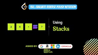 HOW TO Evaluate Reverse Polish Notation - Leetcode 150