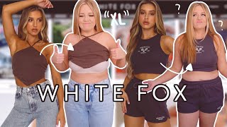 i ordered the largest size from ~trendy influencer~ brands 🥴 WHITEFOX BOUTIQUE