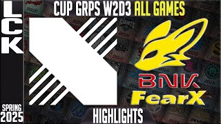 DRX vs BFX Highlights ALL GAMES | LCK CUP Spring 2025 Groups W2D3 | DRX vs BNK FearX