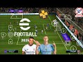 eFootball PES 2025 PPSSPP OFFLINE NEW TRANSFERS CAMERA PS5