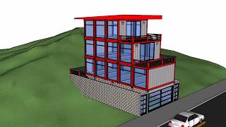 Shipping container garage workshops and homes HD