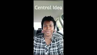 Central Idea vs. Theme