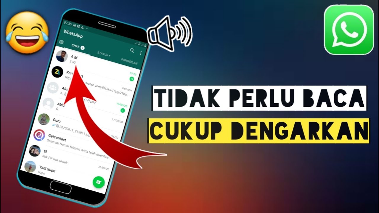 Cara Membuat Notifikasi WhatsApp Berbicara - YouTube