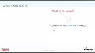 CodeDOM: Writing Code that Writes Code