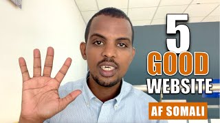 5 website oo aad u wanaagsan | Af Somali
