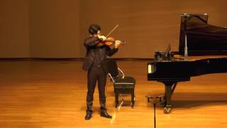 張子提 TzuTi Chang, E. Ysaye - Solo Sonata in E Major, Op.27, No 6