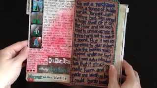 Fauxdori/Homemade Midori Journal Flip Through - Jan 1st to Jan 24, 2015