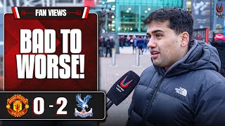 Players Haven't Got A Clue! | Man United 0-2 Crystal Palace | Fan View (Cam)