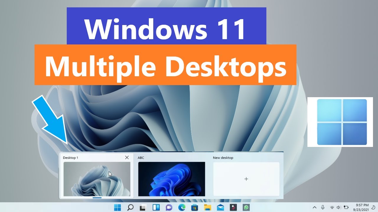 How To Use Multiple Desktops On Windows 11 | How To Manage Virtual ...