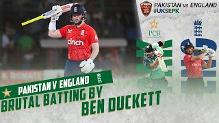 Ben Duckett's Swashbuckling 70* | Pakistan vs England | 3rd T20I 2022 | PCB | MU2T