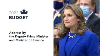 Budget 2022: Address by the Deputy Prime Minister and Minister of Finance