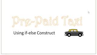 Prepaid Taxi Amount Calculation | Java Program Using if-else Construct | ICSE