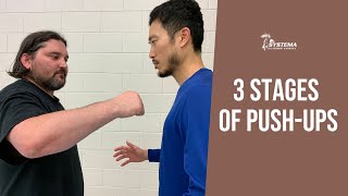 3 Stages of Push-ups