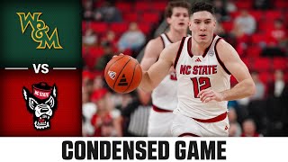 William \u0026 Mary vs. NC State Condensed Game | 2024-25 ACC Men's Basketball