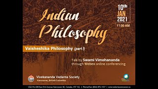 Vaisheshika Philosophy Part 1 (Swami Vimohananda)