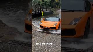 Lamborghini vs Rufford Food Flood  #rufford #ford #flood #flooded #deepwater #youtube #fail #fails