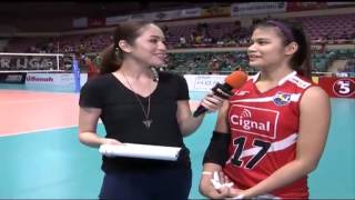 MATCH MVP: Charisse Ancheta \u0026 Mela Tunay | 2015 PSL All-Filipino Conference