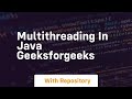 multithreading in java geeksforgeeks