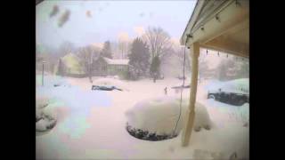 2016 Blizzard time lapse Snowzilla