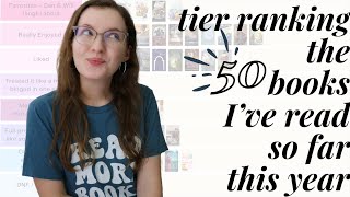Tier Ranking the 50 Books I’ve Read So Far This Year | Christian Fiction & Clean Fiction
