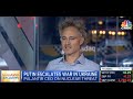 Palantir CEO Alex Karp on Escalating War in Ukraine and Outlook for Tech | CNBC