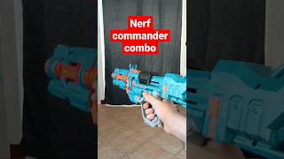 nerf commander Combo and firing demo #shorts #short #blaster #nerf #subscribe #combo #sniper #viral