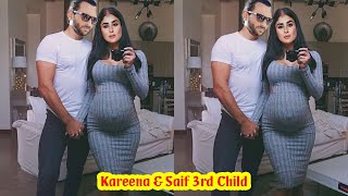 Kareena Kapoor's Flaunts Baby Bump Third Pregnancy with Hubby Saif Ali Khan