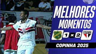 XV de Jaú 1 x 2 São Paulo | Melhores Momentos (COMPLETO) | Copinha 2025