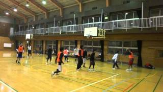 社会人バスケ　あんにん　20111212 白川中12