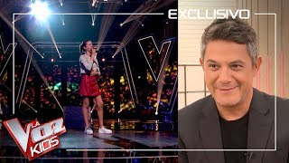 Alejandro Sanz reacts to Patricia García's performance | Exclusive | The Voice Kids Antena 3 2019