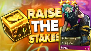 EZREAL 3 WITH THE NEW HEARTSTEEL REWORK!!! | Teamfight Tactics Set 10 Ranked