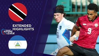 Trinidad & Tobago vs. Nicaragua: Extended Highlights | CONCACAF NATIONS LEAGUE | CBS Sports Golazo