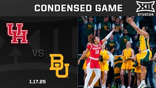 Houston vs. Baylor Condensed Game | 2024-25 Big 12 Women's Basketball