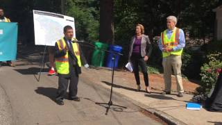 Commissioner Steve Novick announces 103 miles of street repairs