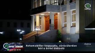 Avtomobillər toqquşdu, sürücülərdən biri o birini öldürdü - Kəpəz TV