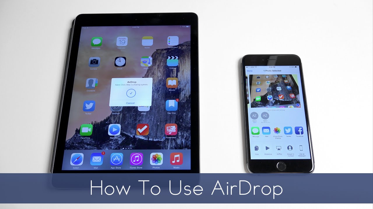 How To Use Airdrop Youtube