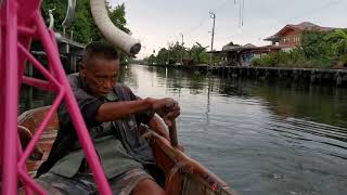 เรือพายข้ามฟาก ลำสุดท้ายแห่งคลองภาษีเจริญ