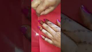 #Dulhan Saree Fall Stitching in easy method #Shorts