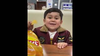 ABDU ROZIK - Burgir,Coffe,Lay's,Croissant - Hasbulla \u0026 Hasbullah - Mini Khabib - #shorts