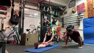 7 minute 4 in 1 Family Workout in the 2020 PE Garage