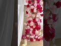 Red Pink Rose Wedding Backdrop KT Board Decor Arch Floral Arrangement #weddingdecor #flower #diy