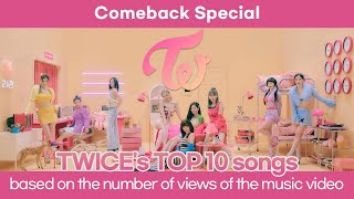 [Comeback Special #02] TWICE's TOP 10 songs based on the number of views of the M/V | KBS WORLD TV